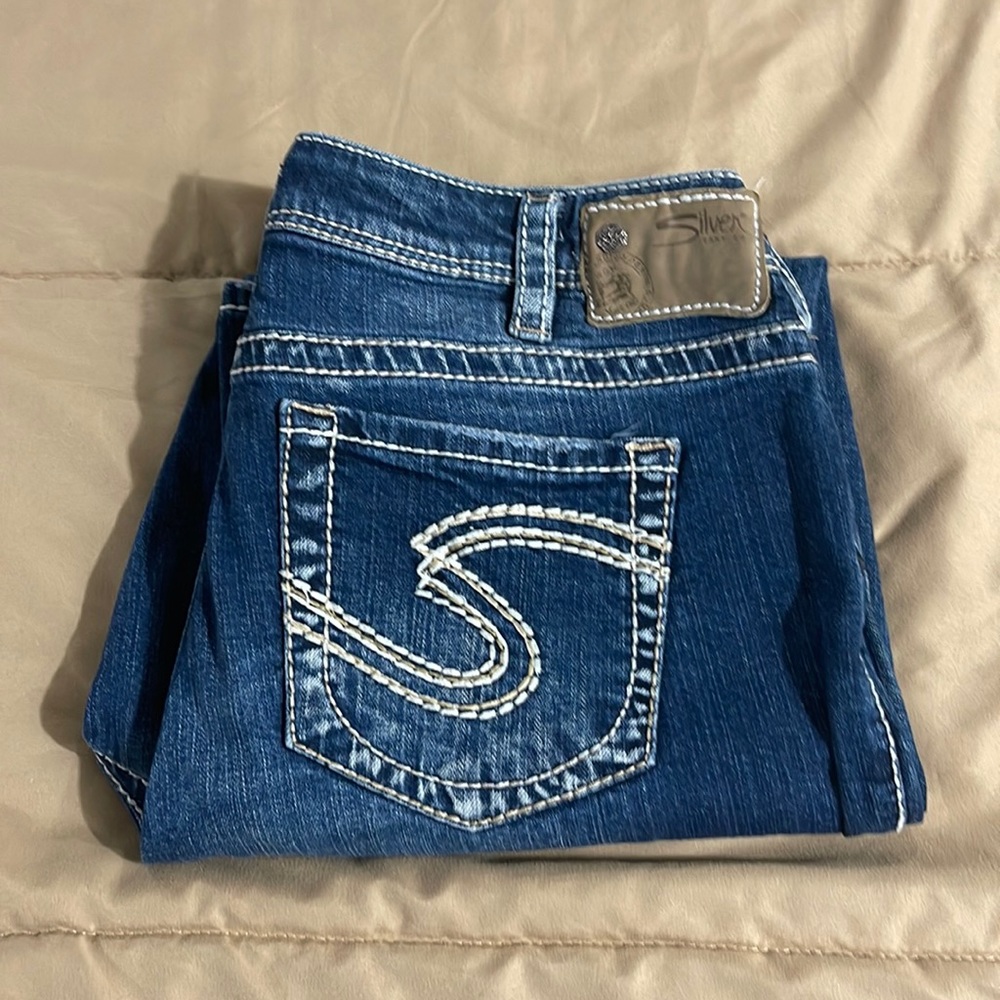 Silver Natsuki Capri Jeans 14